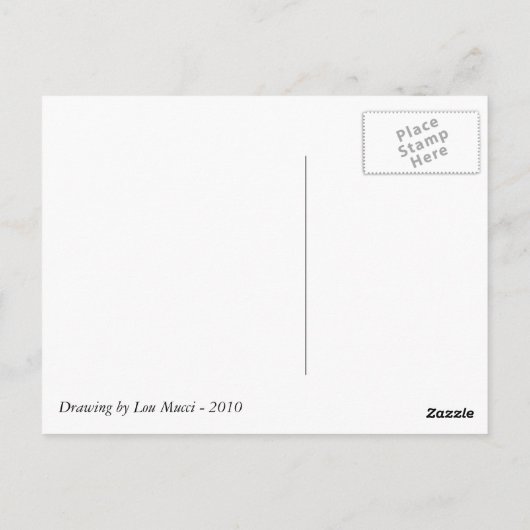 Postamt Postkarte (Rückseite)