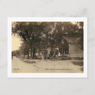 Postamt, Schooley's Mountain, NJ Vintage Postkarte