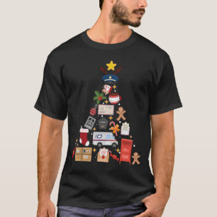 Postamt Weihnachtsbaum Ornament Postal T-Shirt