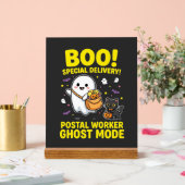 Postangestellter Geist Modus Halloween Design_1 Acrylschild (Hochzeit)