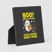 Postangestellter Geist Modus Halloween Design_1 Fotoplatte (Vorderseite)