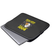 Postangestellter Geist Modus Halloween Design_1 Laptopschutzhülle (Vorne Knopf)