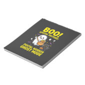 Postangestellter Geist Modus Halloween Design_1 Notizblock (Rotiert)