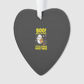 Postangestellter Geist Modus Halloween Design_1 Ornament (Vorderseite)