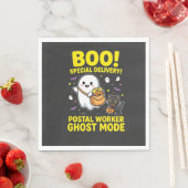 Postangestellter Geist Modus Halloween Design_1 Serviette (Beispiel)