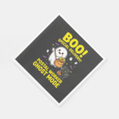 Postangestellter Geist Modus Halloween Design_1 Serviette (Ecke)