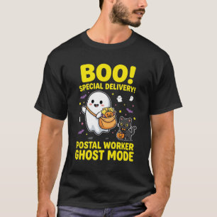 Postangestellter Geist Modus Halloween Design_1 T-Shirt