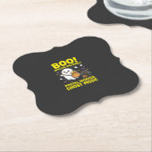 Postangestellter Geist Modus Halloween Design_1 Untersetzer (angewinkelt)