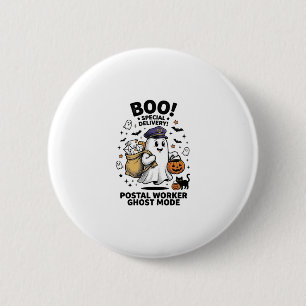 Postangestellter Geist Modus Halloween Lieferung D Button