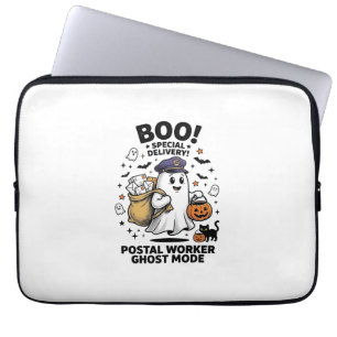 Postangestellter Geist Modus Halloween Lieferung D Laptopschutzhülle