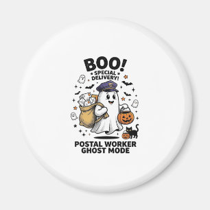 Postangestellter Geist Modus Halloween Lieferung D Magnet