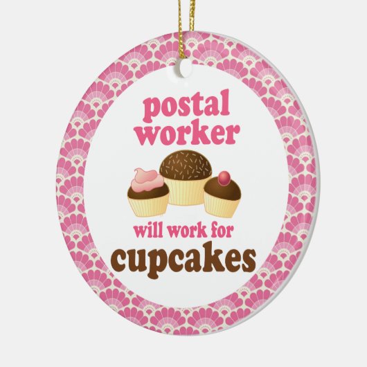 Postangestellter-Geschenk-Verzierung Keramikornament (Links)