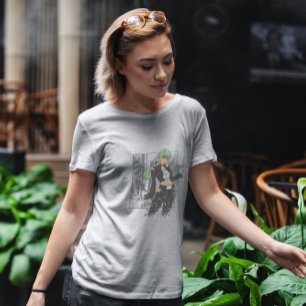 Postapokalyptische Anime-Girl T-Shirt