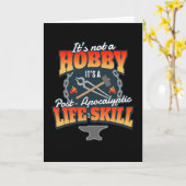 Postapokalyptische Lebenskompetenz Blacksmith Karte (Gelbe Blume)