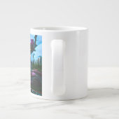Postapokalyptische Märchenland (Dunkel) Jumbo-Tasse (Rückseite)