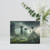 Postapokalyptische Postkarte (Stehend Vorderseite)