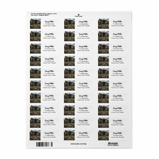 Postapokalyptische Zerstörung | Ausgegebene Gebäud (Vorne)