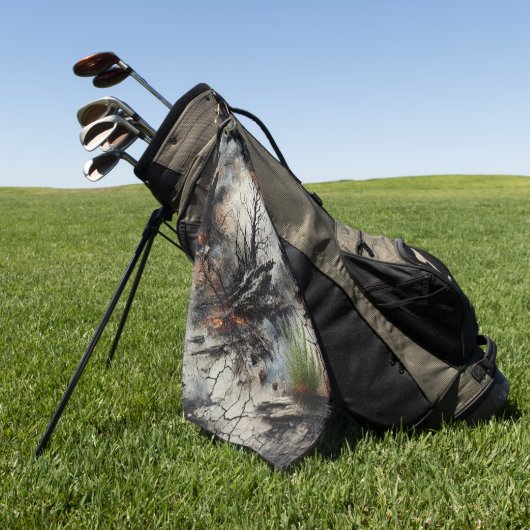 Postapokalyptisches Golfhandtuch (Gras)