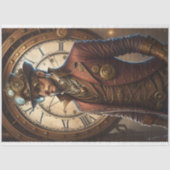 Postappokalyptic Steampunk Man v12 Seidenpapier (Vorderseite)