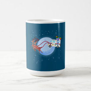 Postarbeiter Christmas Mail Truck Funny Mailman Kaffeetasse