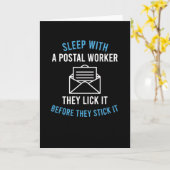 Postarbeiter-Geschenk für Mailman Karte (Gelbe Blume)