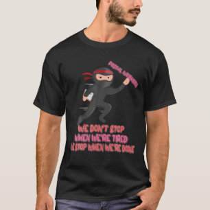 Postarbeiter halten an, wenn wir lustiges Sprichwo T-Shirt