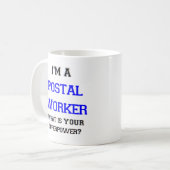 Postarbeiter Kaffeetasse (Vorderseite Links)