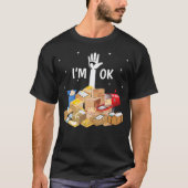 Postarbeiter Lover I'm Ok Mail Carrier Funny T-Sh T-Shirt (Vorderseite)