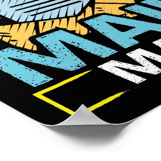 Postarbeiter Mail Carrier First Class Mailman Poster (Ecke)