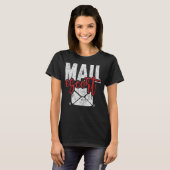 Postarbeiter Mail Escort US Post Mailman Mail Ca T-Shirt (Vorne ganz)