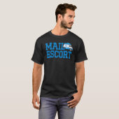 Postarbeiter Mail Escort US Post Mailman Mail Ca T-Shirt (Vorne ganz)
