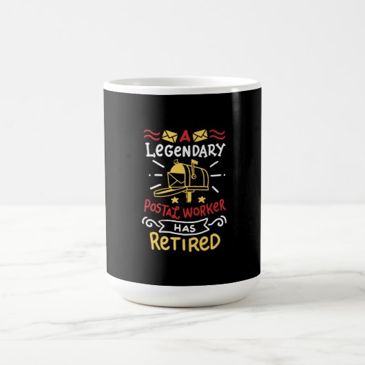 Postarbeiter Mailman-Altersvorsorge-Geschenk Kaffeetasse (Mittel)
