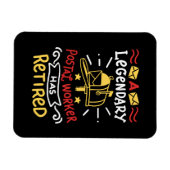 Postarbeiter Mailman-Altersvorsorge-Geschenk Magnet (Horizontal)