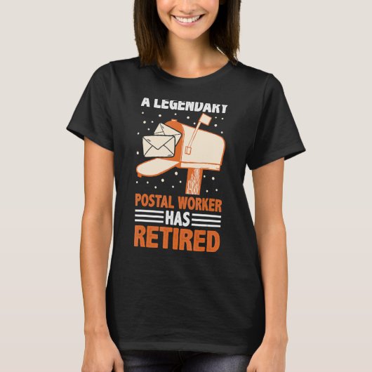 Postarbeiter Mailman Mail Carrier Mail La T-Shirt (Vorderseite)