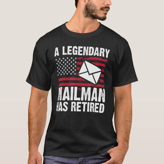 Postarbeiter Mailman Mail Carrier Mail La T-Shirt (Vorderseite)