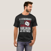 Postarbeiter Mailman Mail Carrier Mail La T-Shirt (Vorne ganz)