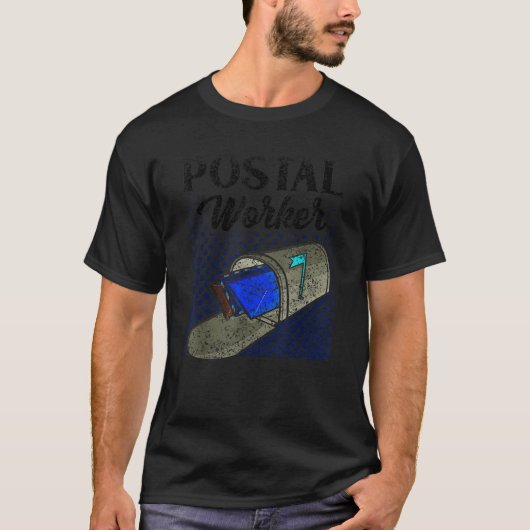 Postarbeiter Mailman Postman Courier T-Shirt (Vorderseite)