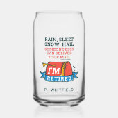 Postarbeiter Mailman Retirement Custom Dosenglas (Vorderseite)