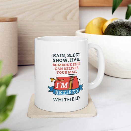 Postarbeiter Mailman Retirement Custom Jumbo-Tasse