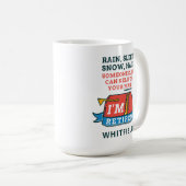 Postarbeiter Mailman Retirement Custom Kaffeetasse (VorderseiteRechts)