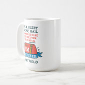 Postarbeiter Mailman Retirement Custom Kaffeetasse (Vorderseite Links)