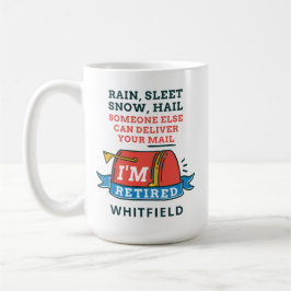 Postarbeiter Mailman Retirement Custom Kaffeetasse