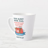 Postarbeiter Mailman Retirement Custom Milchtasse (Linke Ecke)