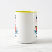 Postarbeiter Mailman Retirement Custom Zweifarbige Tasse (Mittel)