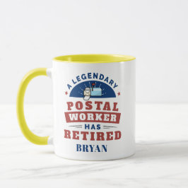 Postarbeiter Mailman Retirement Personalisiert Tasse
