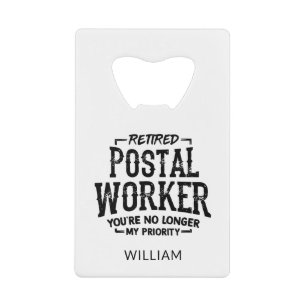 Postarbeiter ohne Priorität "Custom" Geldbeutel Flaschenöffner