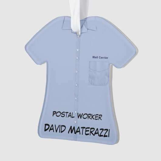 Postarbeiter Ornament (Vorderseite)