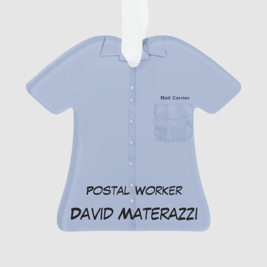 Postarbeiter Ornament (Vorderseite)