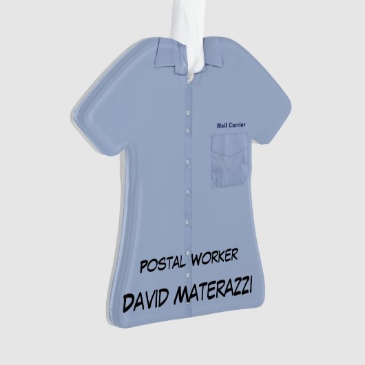 Postarbeiter Ornament (Vorderseite)