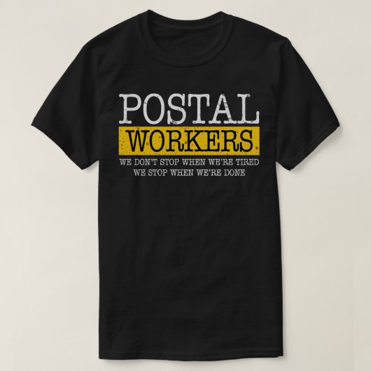 Postarbeiter Shirt Postal (Design vorne)